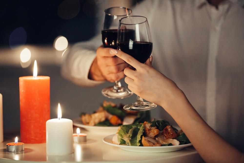Dîner aux chandelles